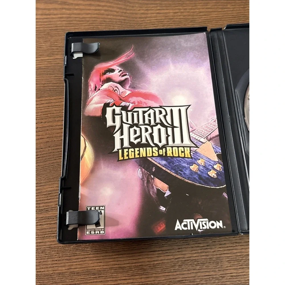 Guitar Hero 3 Legends of‎ Rock (PlayStation 2, PS2 1A) w/Manual Test Good Cond